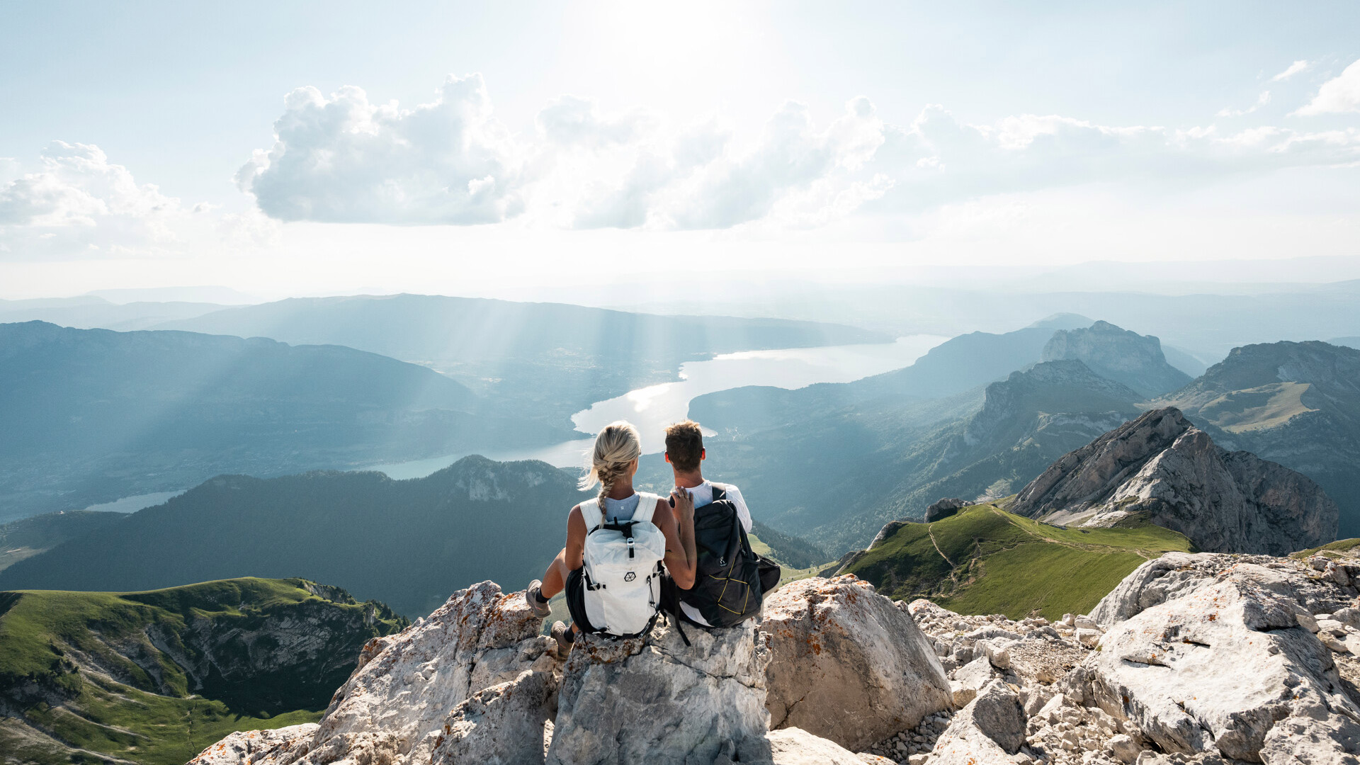 Lac d'Annecy depuis le massif de la Tournette